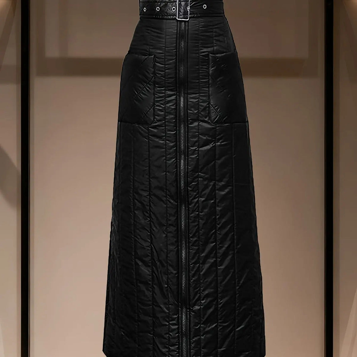 Winter A-Line Midi Skirt