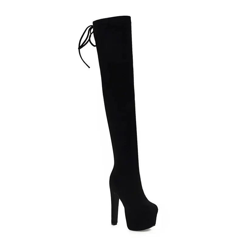 Thigh-High Boots - Over-the-Knee Stiletto Boots