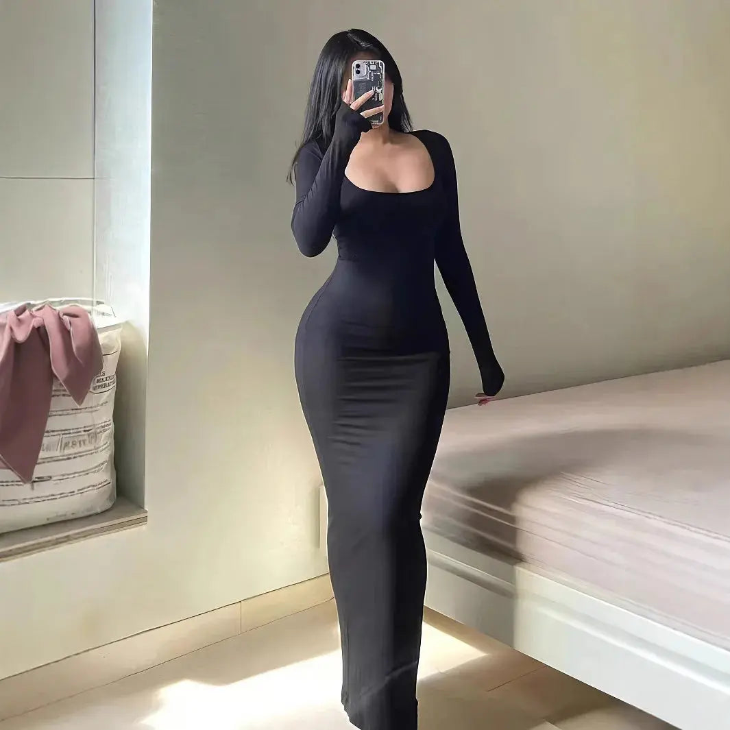 Midnight Whisper Strapless Fishtail Dress