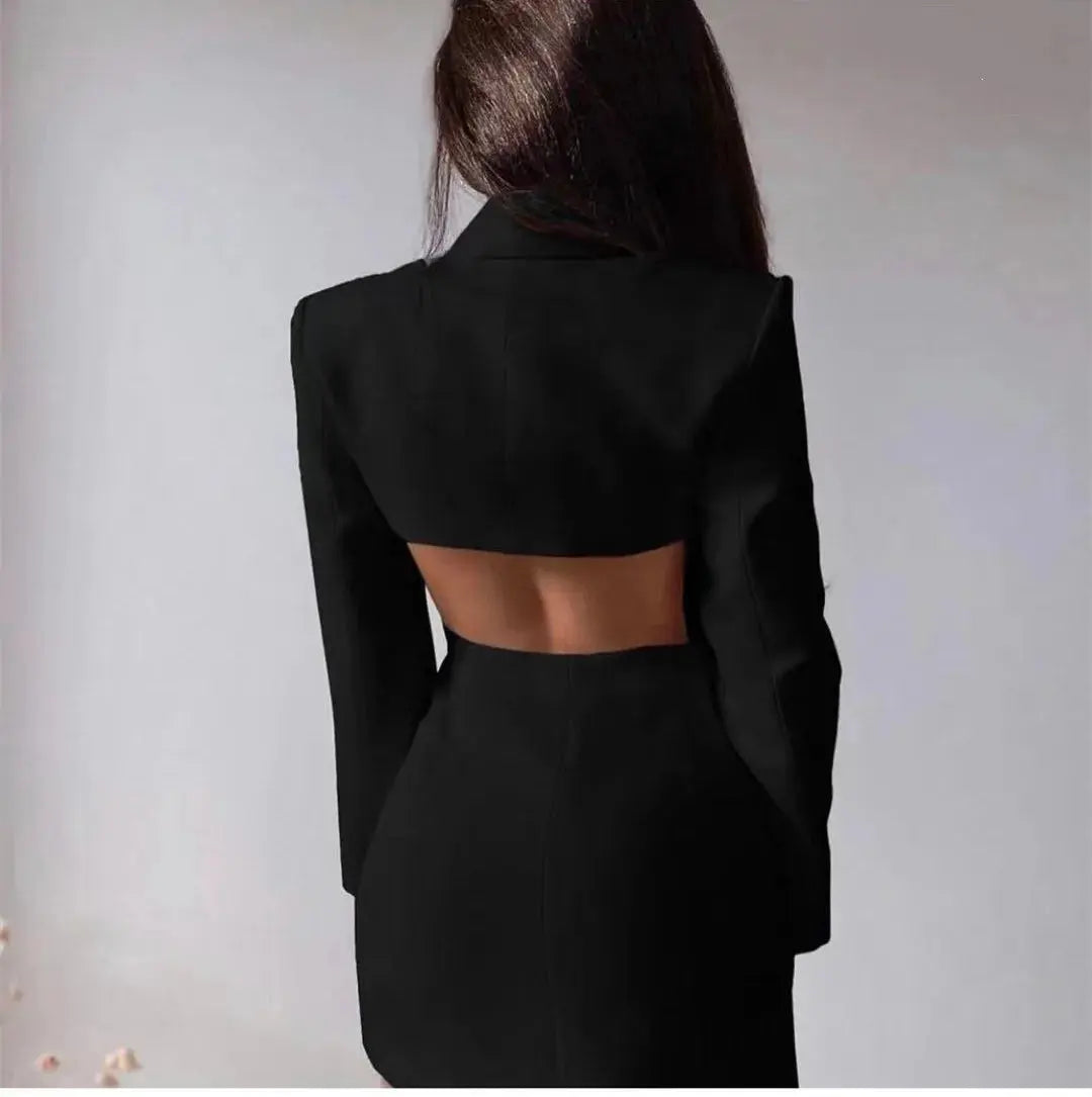 The Riviera Backless Blazer Dress