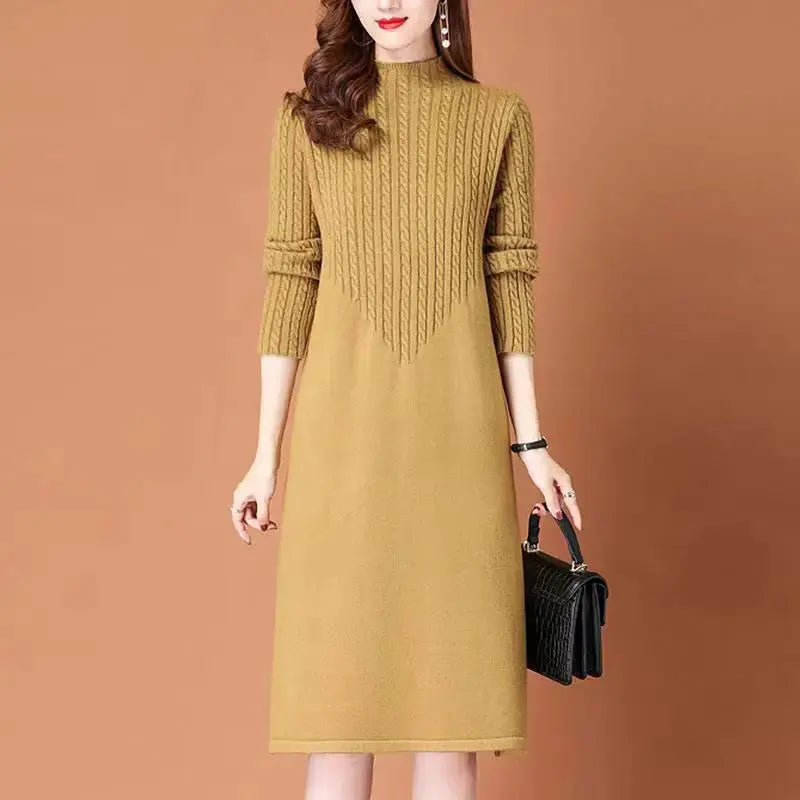 Cozy Elegance Knit Dress