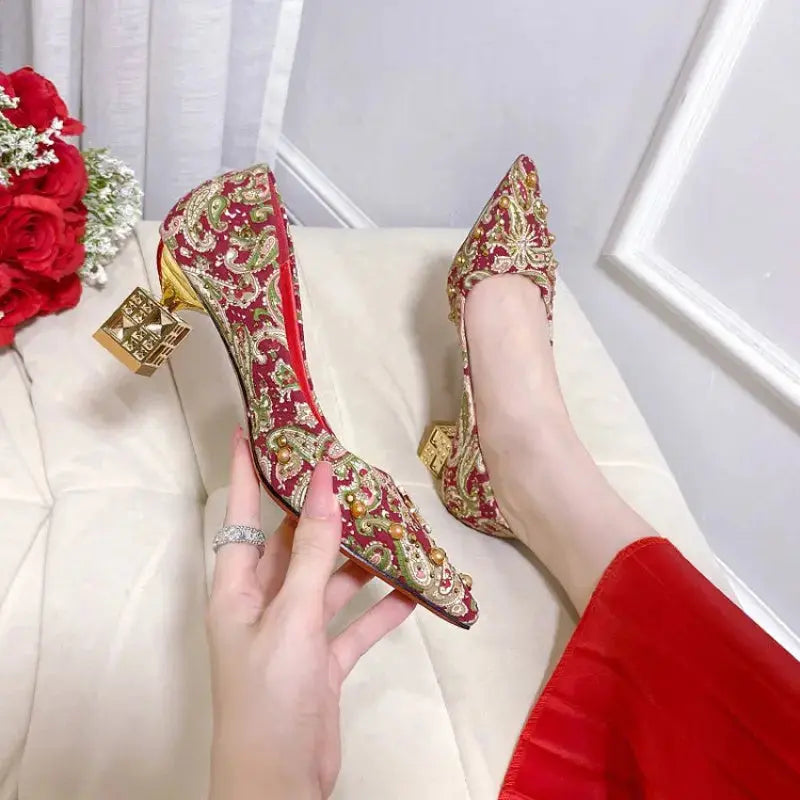 Whisper of Tradition: Bridal Shoes with a Story