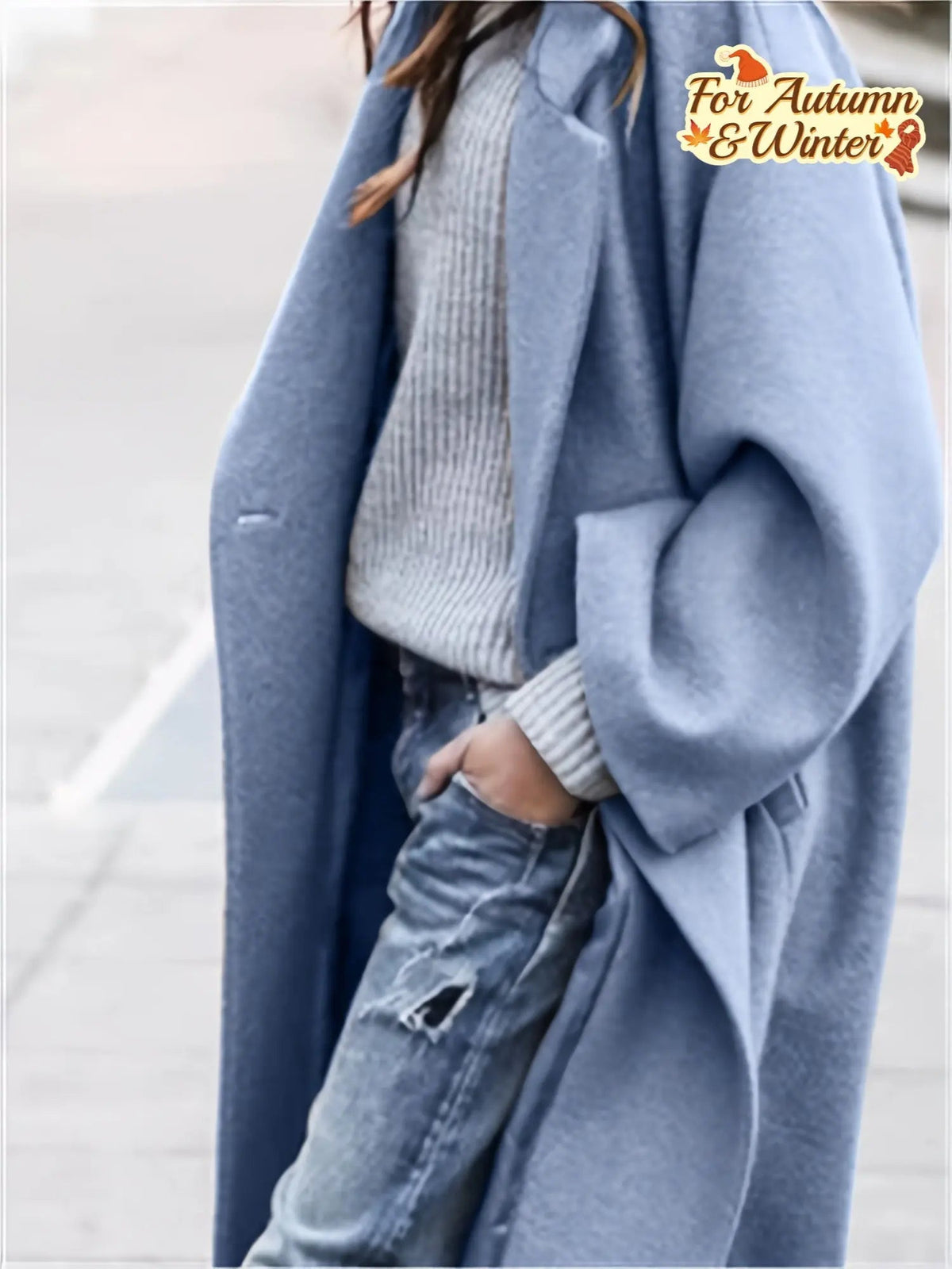 Winter Blue Bliss: Warmth Meets Chic Style