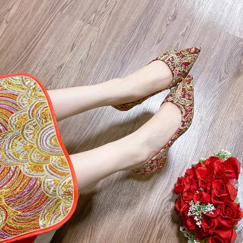 Whisper of Tradition: Bridal Shoes with a Story