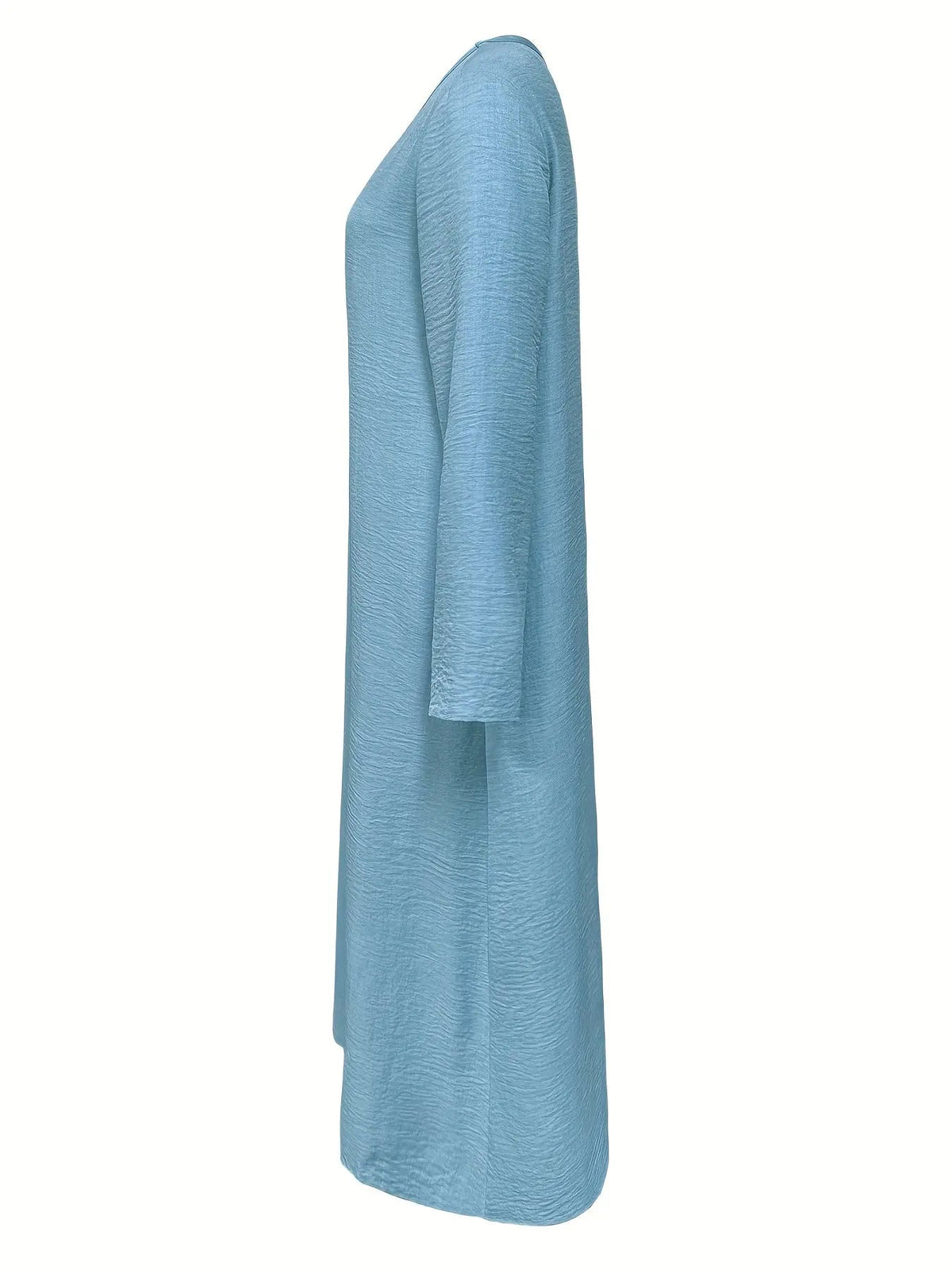 Loose-Fit V-Neck A-Line Dress
