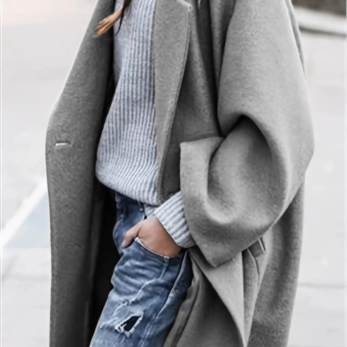 Winter Blue Bliss: Warmth Meets Chic Style
