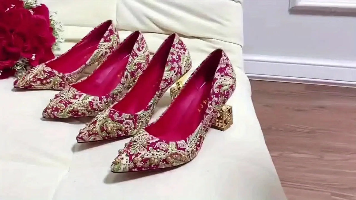 Whisper of Tradition: Bridal Shoes with a Story