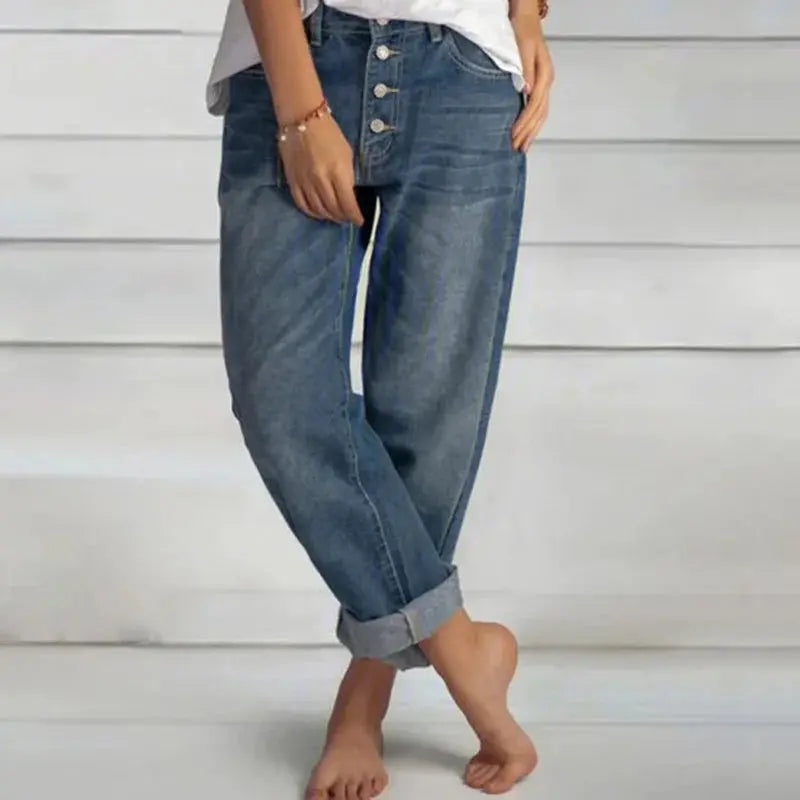 Sunlit Mornings Wide-Leg Jeans: Breathe and Flow