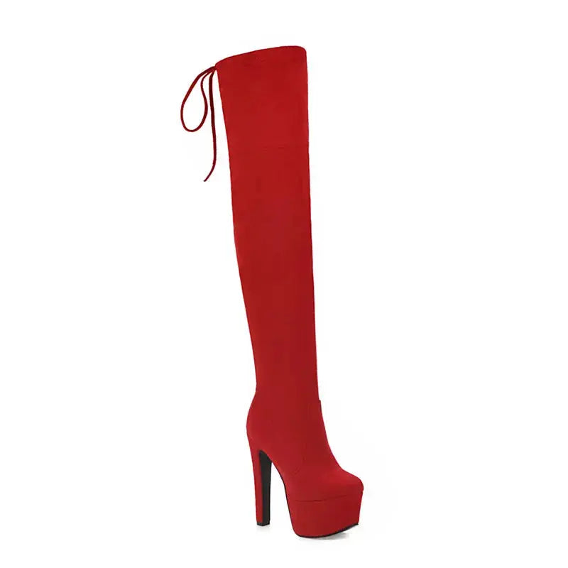 Thigh-High Boots - Over-the-Knee Stiletto Boots