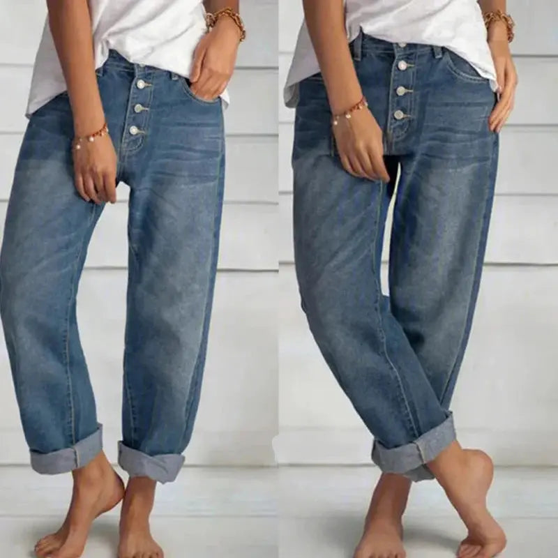 Sunlit Mornings Wide-Leg Jeans: Breathe and Flow