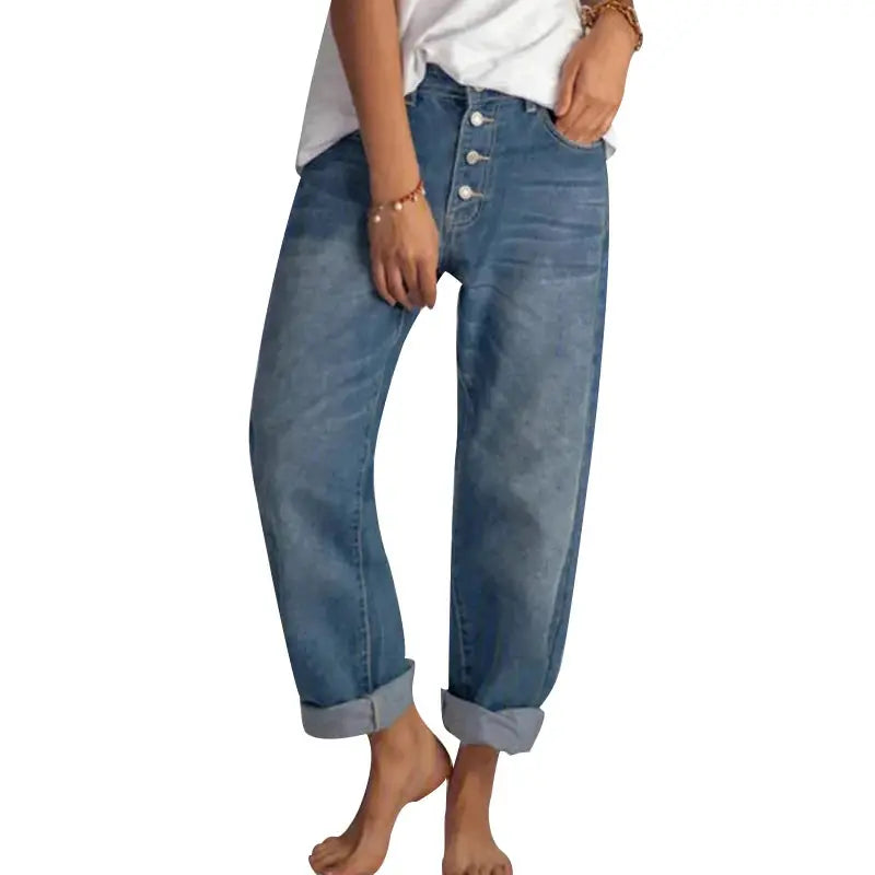 Sunlit Mornings Wide-Leg Jeans: Breathe and Flow
