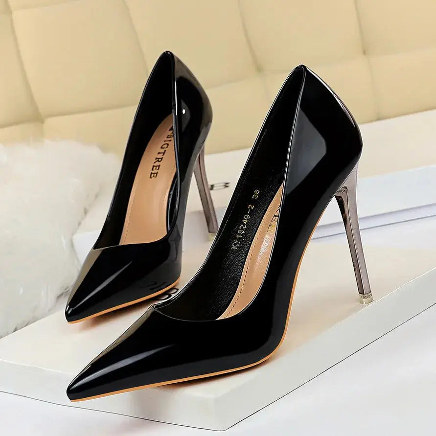 Captivate the Room in Lustrous Stiletto Pumps