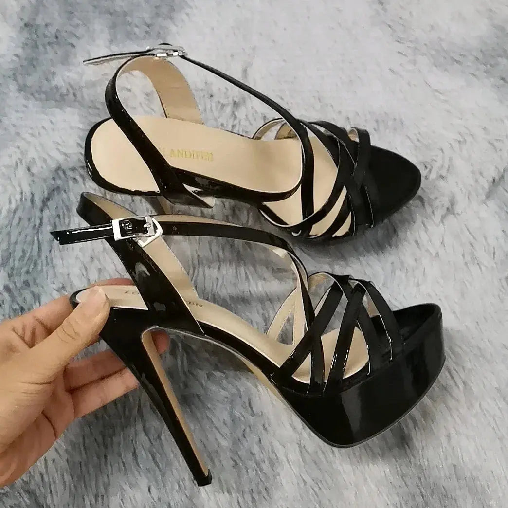 The Serpentine Platform Stiletto Sandal