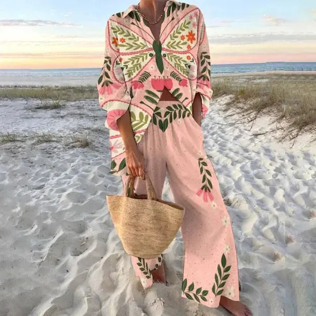 Seaside Escape: Breezy Two-Piece Set
