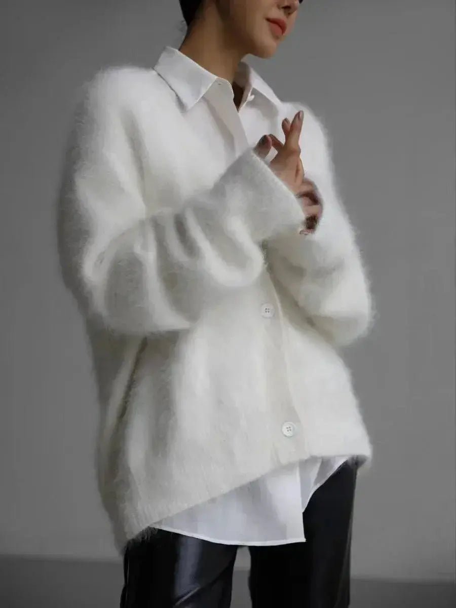 Fireside Whisper V-Neck Cardigan