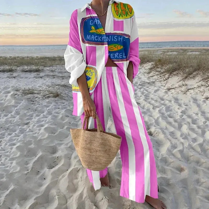Seaside Escape: Breezy Two-Piece Set