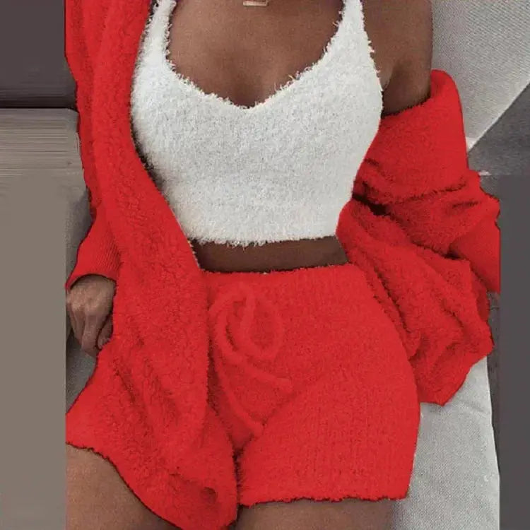 Plush Two-Piece Pajama Set