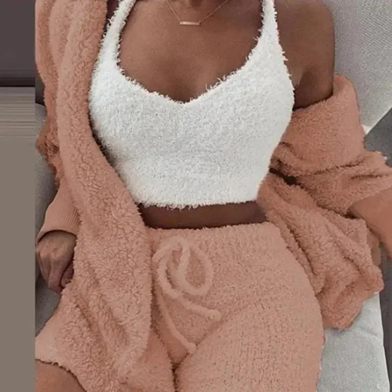 Plush Two-Piece Pajama Set