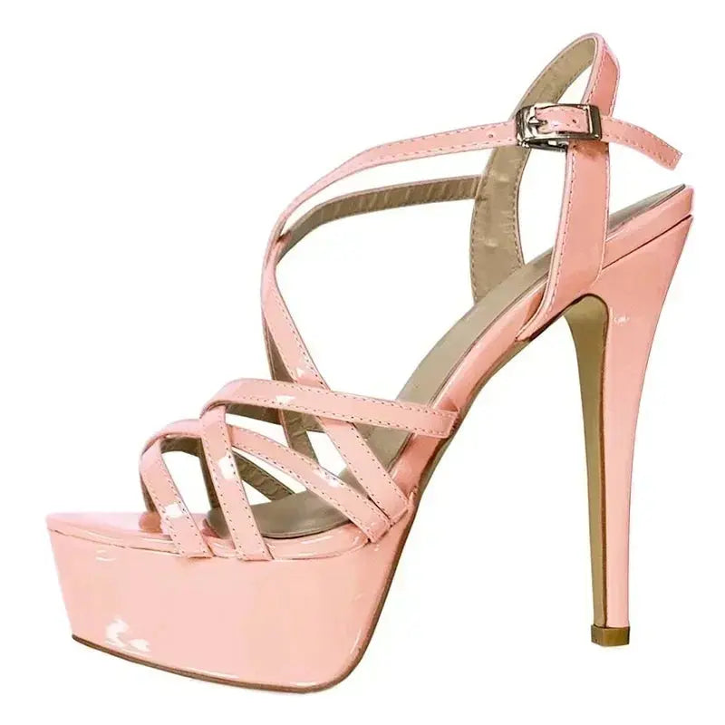 The Serpentine Platform Stiletto Sandal