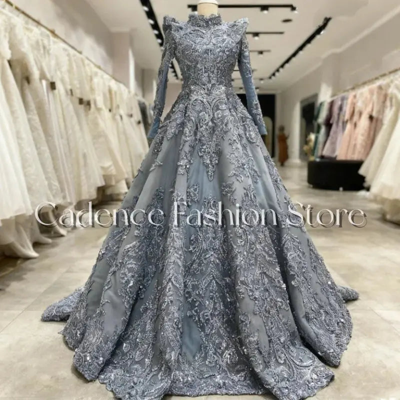 Enchant the Evening: Luxurious Lace Gown