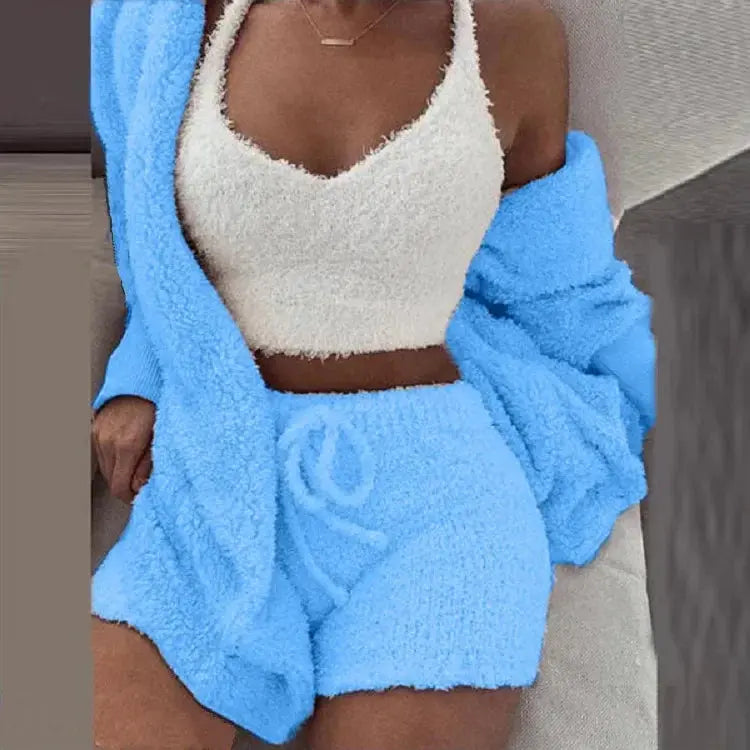 Plush Two-Piece Pajama Set