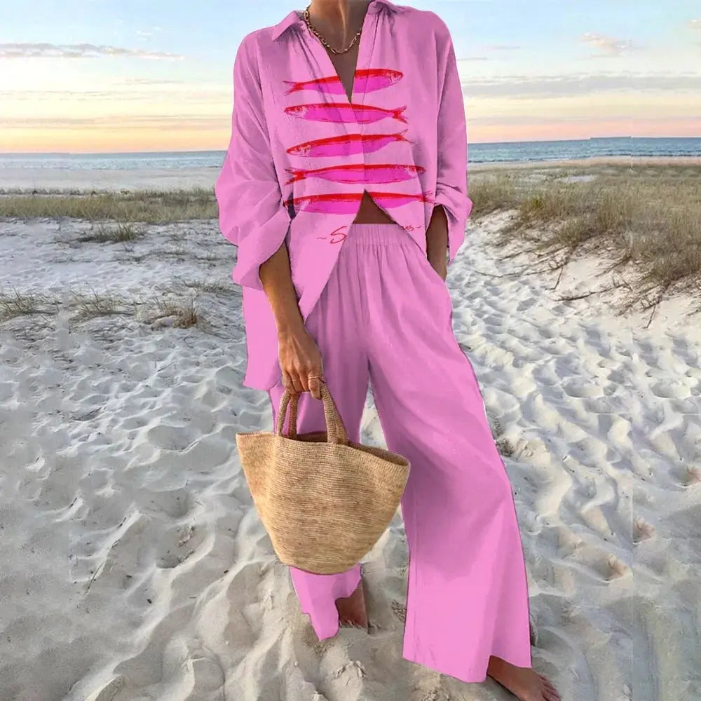 Seaside Escape: Breezy Two-Piece Set