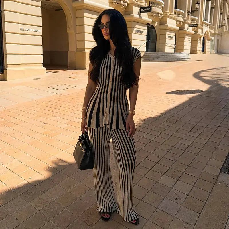 Striped Knit Separates & Set