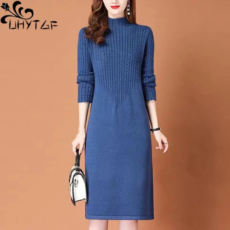Cozy Elegance Knit Dress