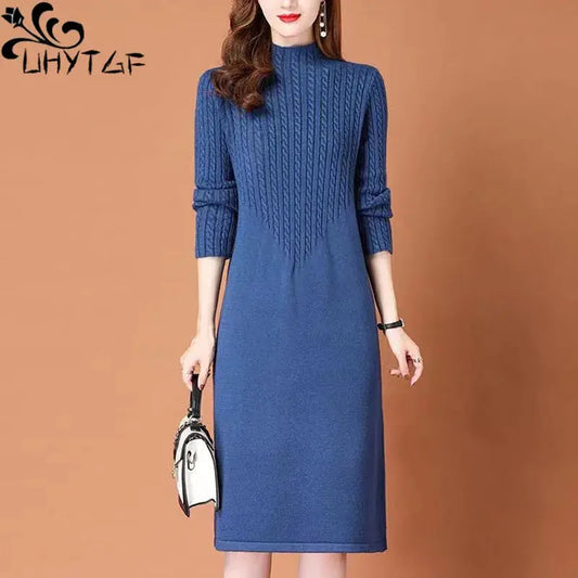 Cozy Elegance Knit Dress