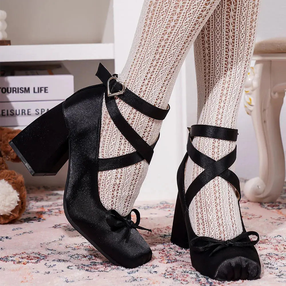 Blush Satin Heels: Dance Through Your Daydreams
