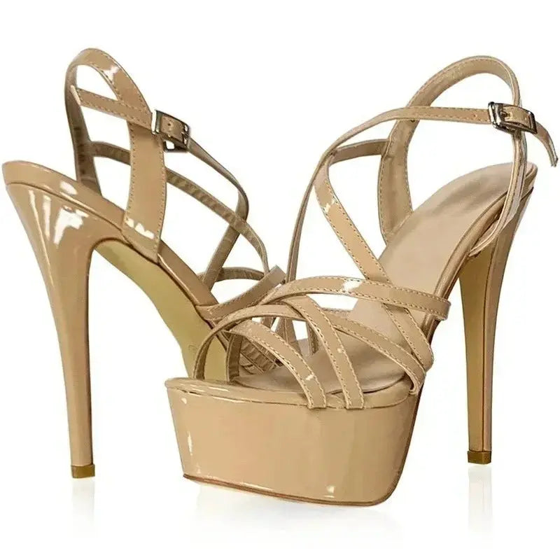 The Serpentine Platform Stiletto Sandal