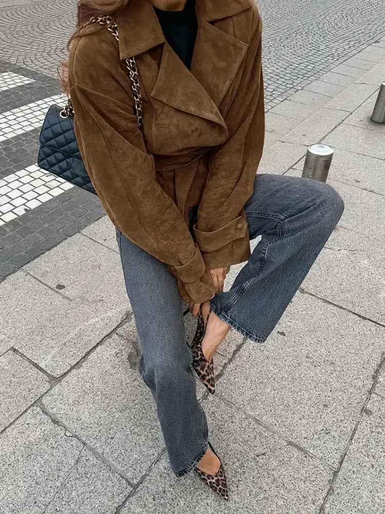 Double-Breasted Autumn Jacket