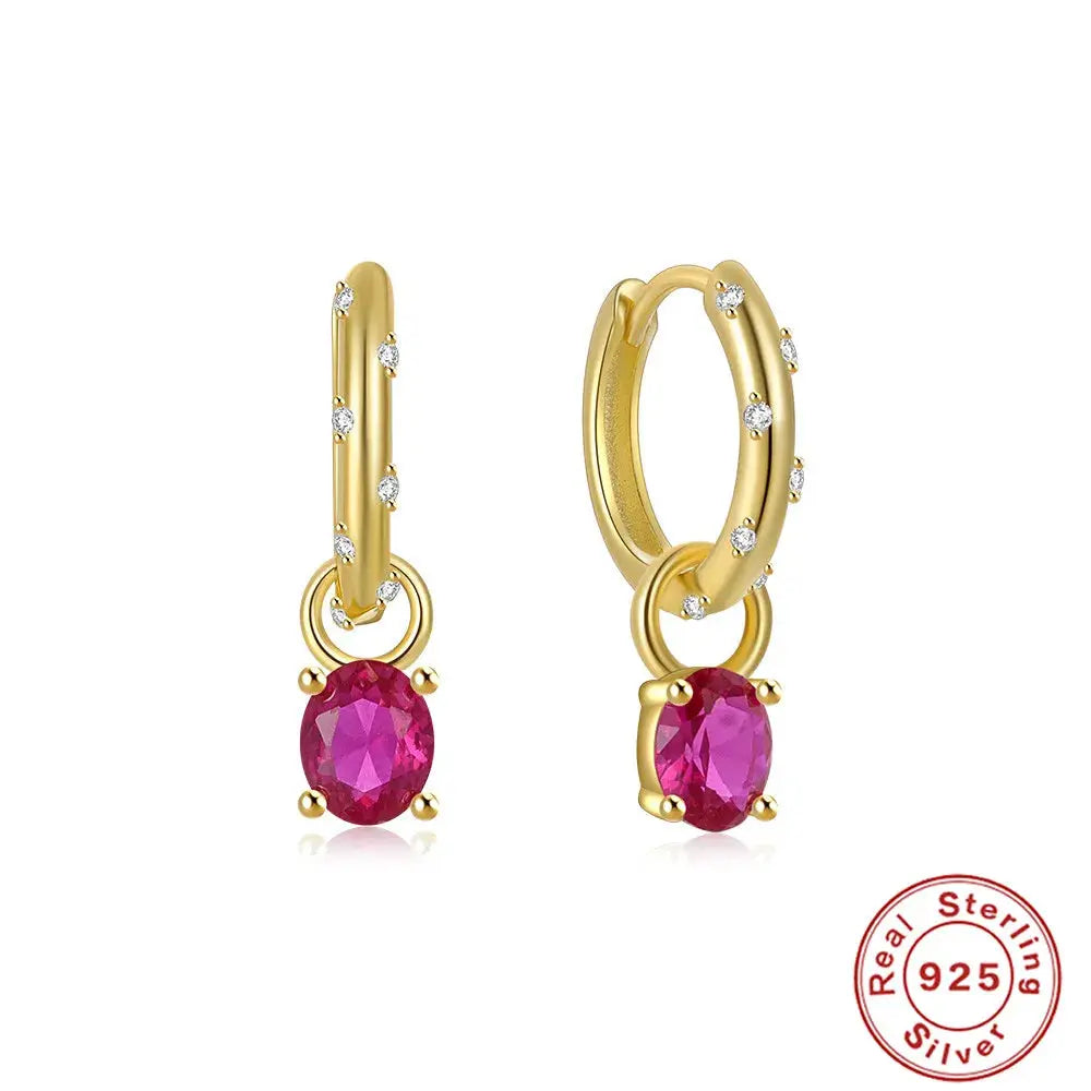 Captivate with Silver Zircon Drop Earrings