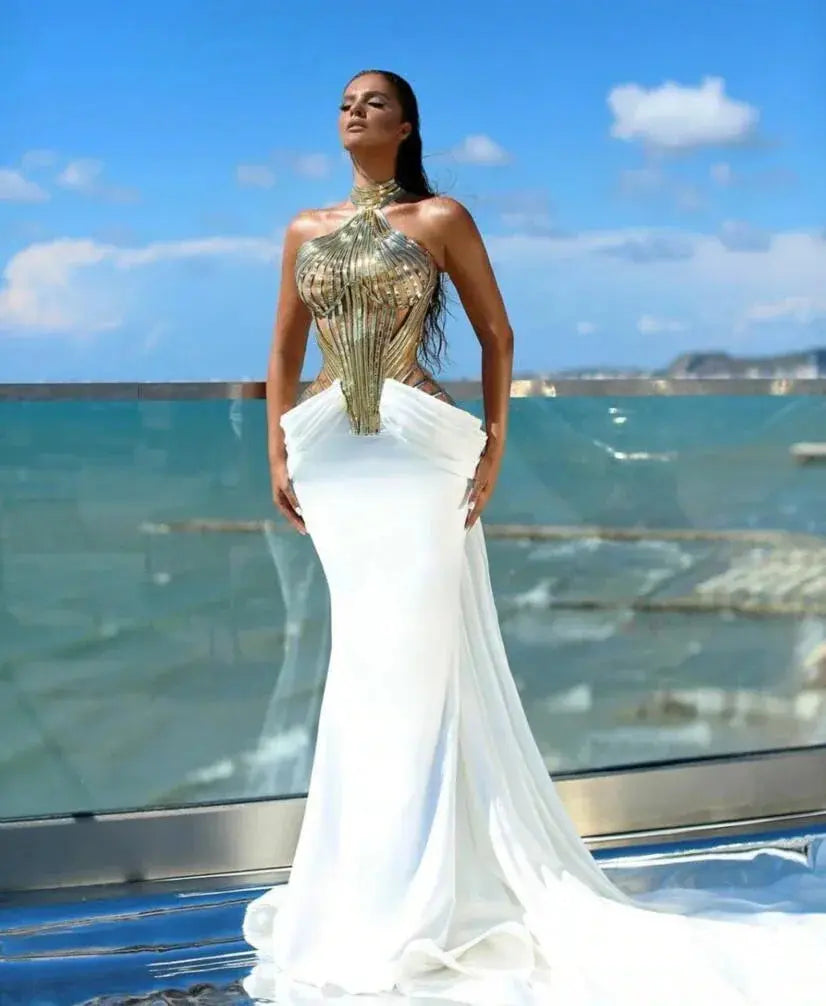 Moonlit Gala: Captivate in Silken Elegance