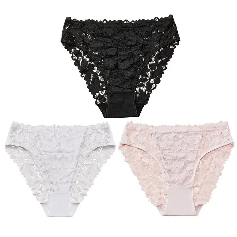 High-Waist Lace Briefs: Feel Confident & Comfortable