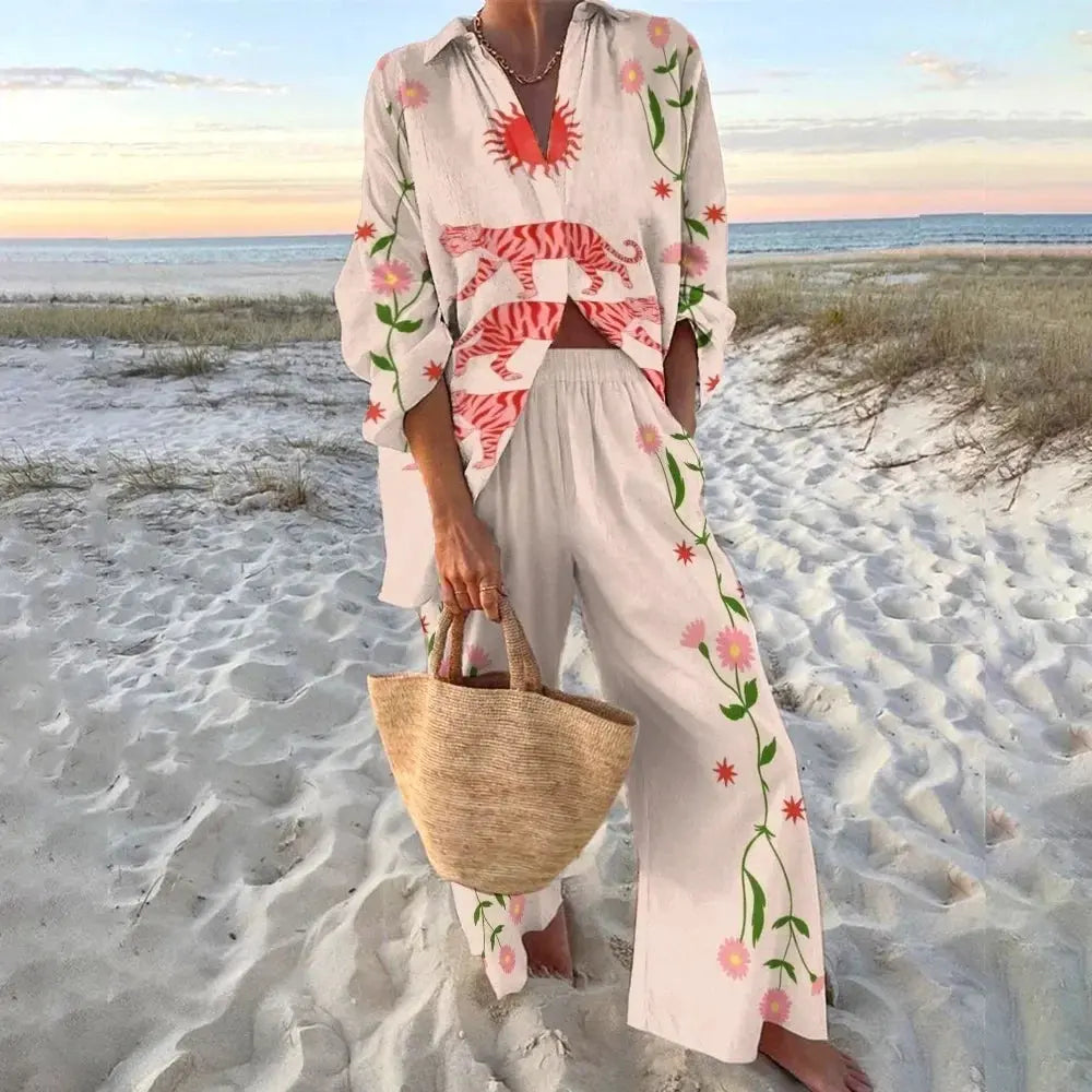 Seaside Escape: Breezy Two-Piece Set