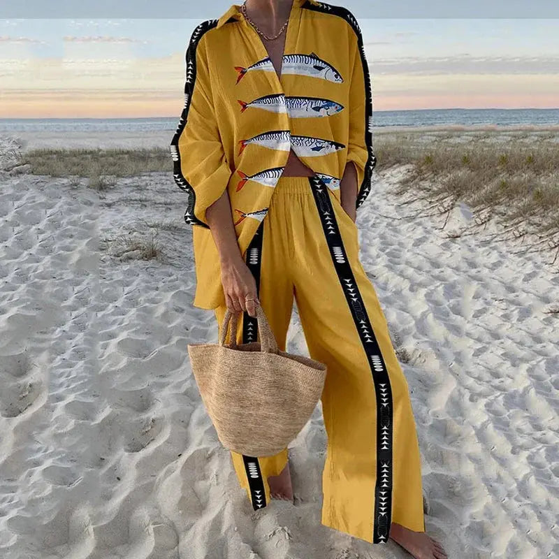 Seaside Escape: Breezy Two-Piece Set