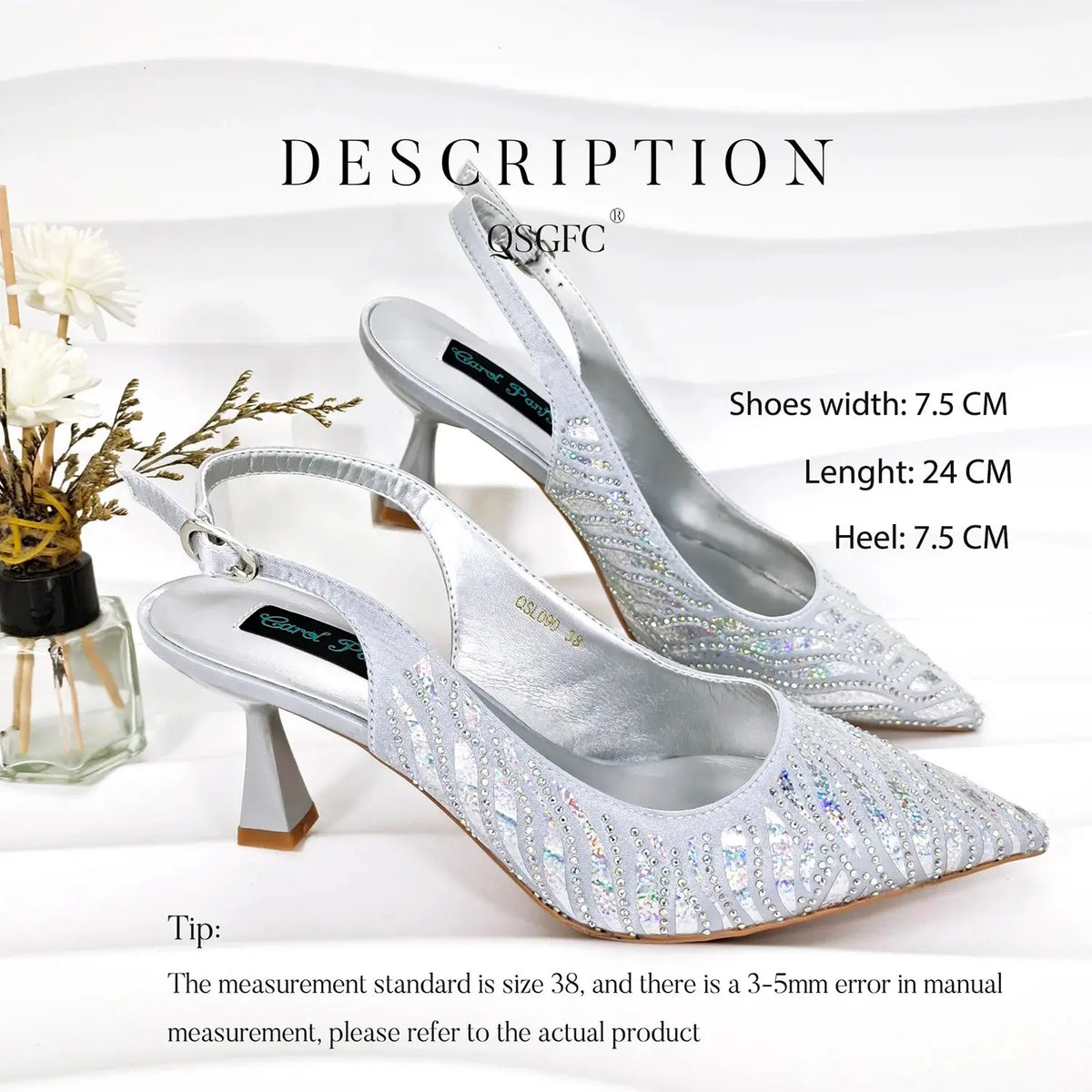 Golden Gala Nights Heels & Clutch Set
