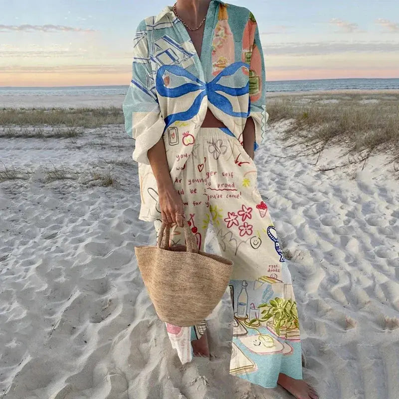 Seaside Escape: Breezy Two-Piece Set