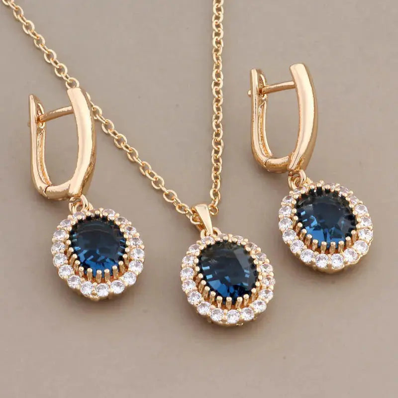 Glimmer in Twilight Zircon Jewelry Set