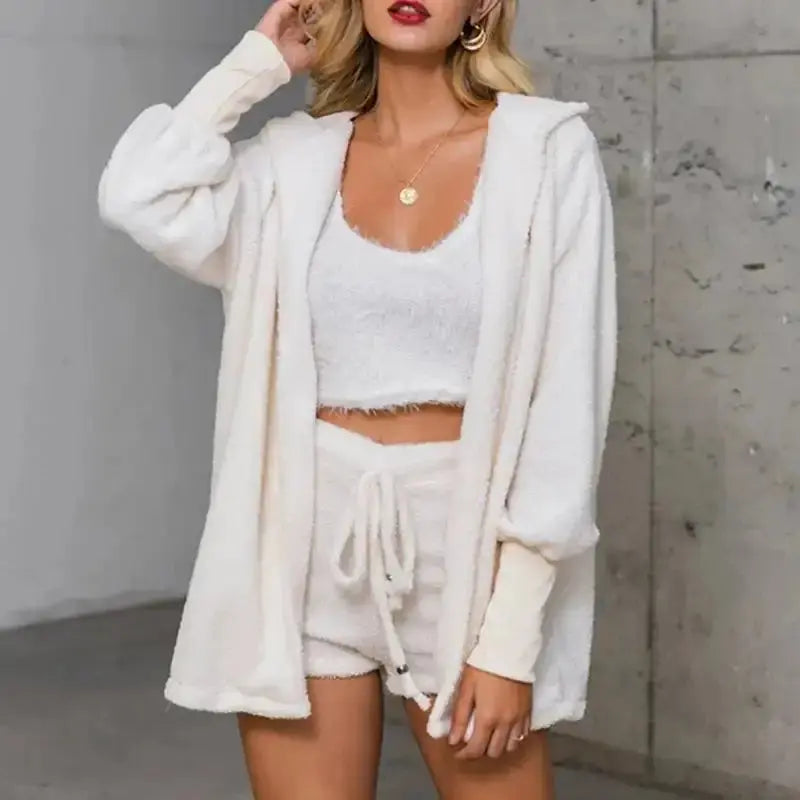 Plush Two-Piece Pajama Set