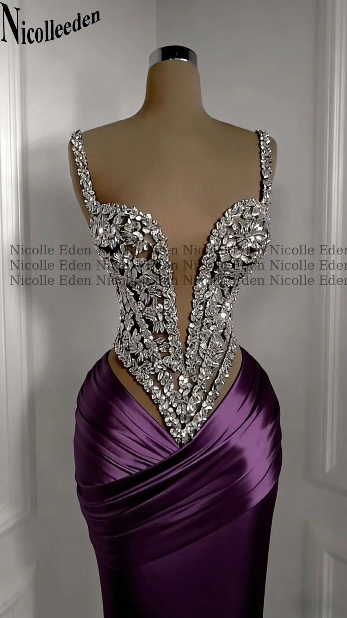 Rhinestone Gala Gown: Feel the Radiance