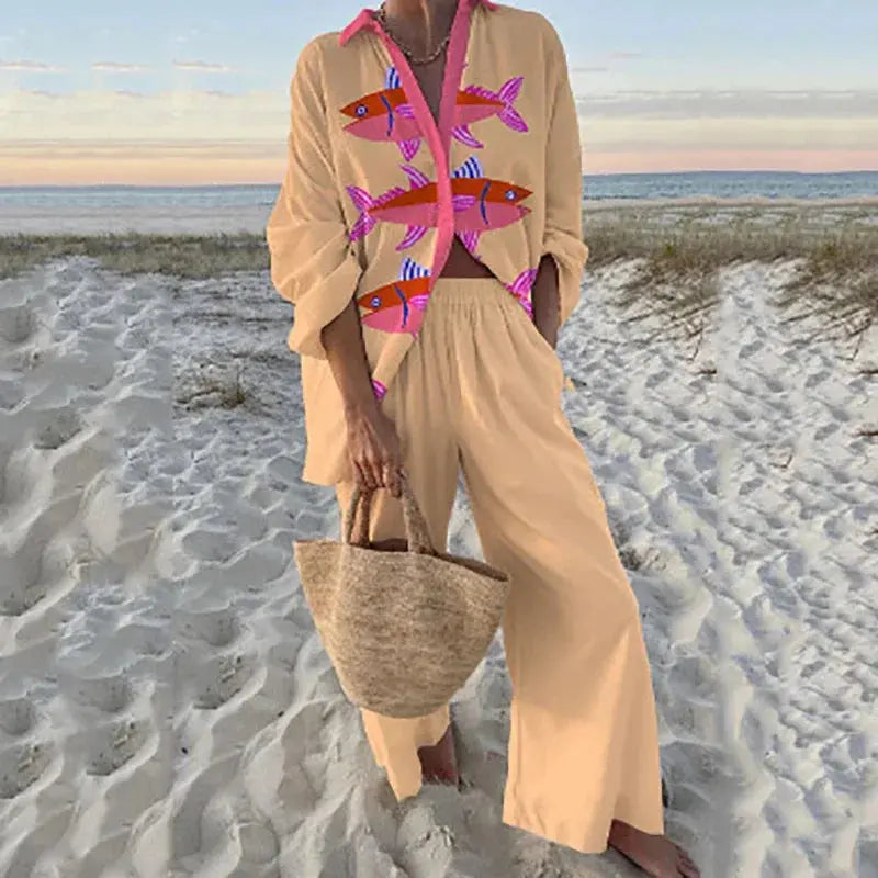 Seaside Escape: Breezy Two-Piece Set