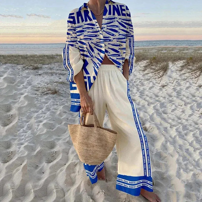 Seaside Escape: Breezy Two-Piece Set