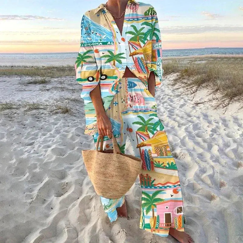 Seaside Escape: Breezy Two-Piece Set
