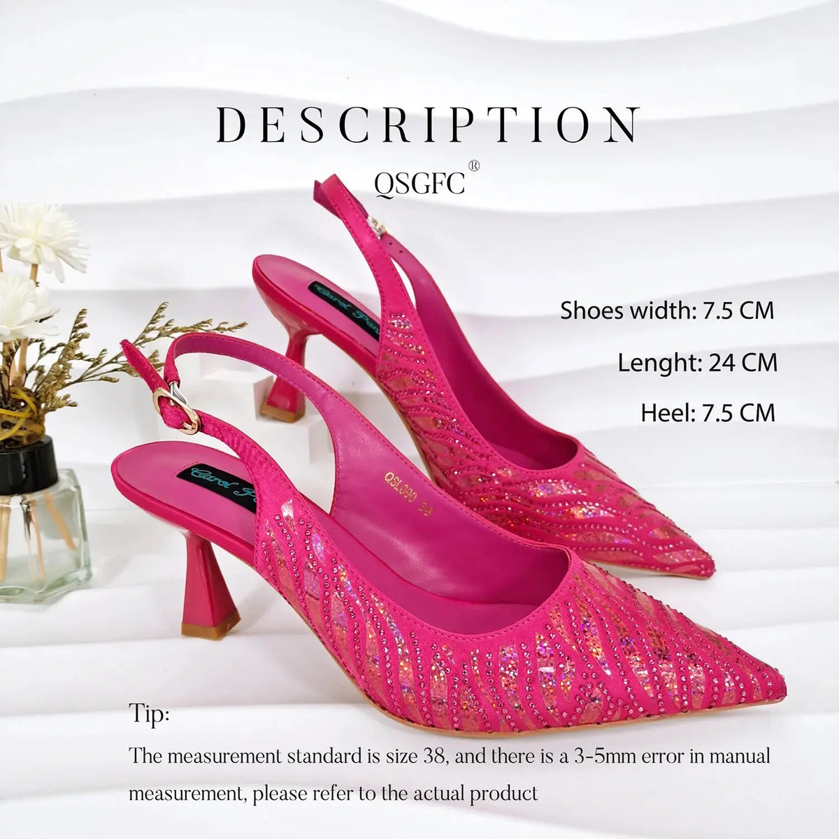 Golden Gala Nights Heels & Clutch Set