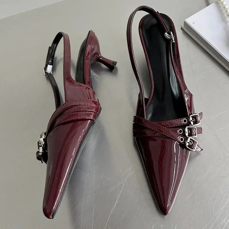 The Nocturne Pointed-Toe Evening Sandals