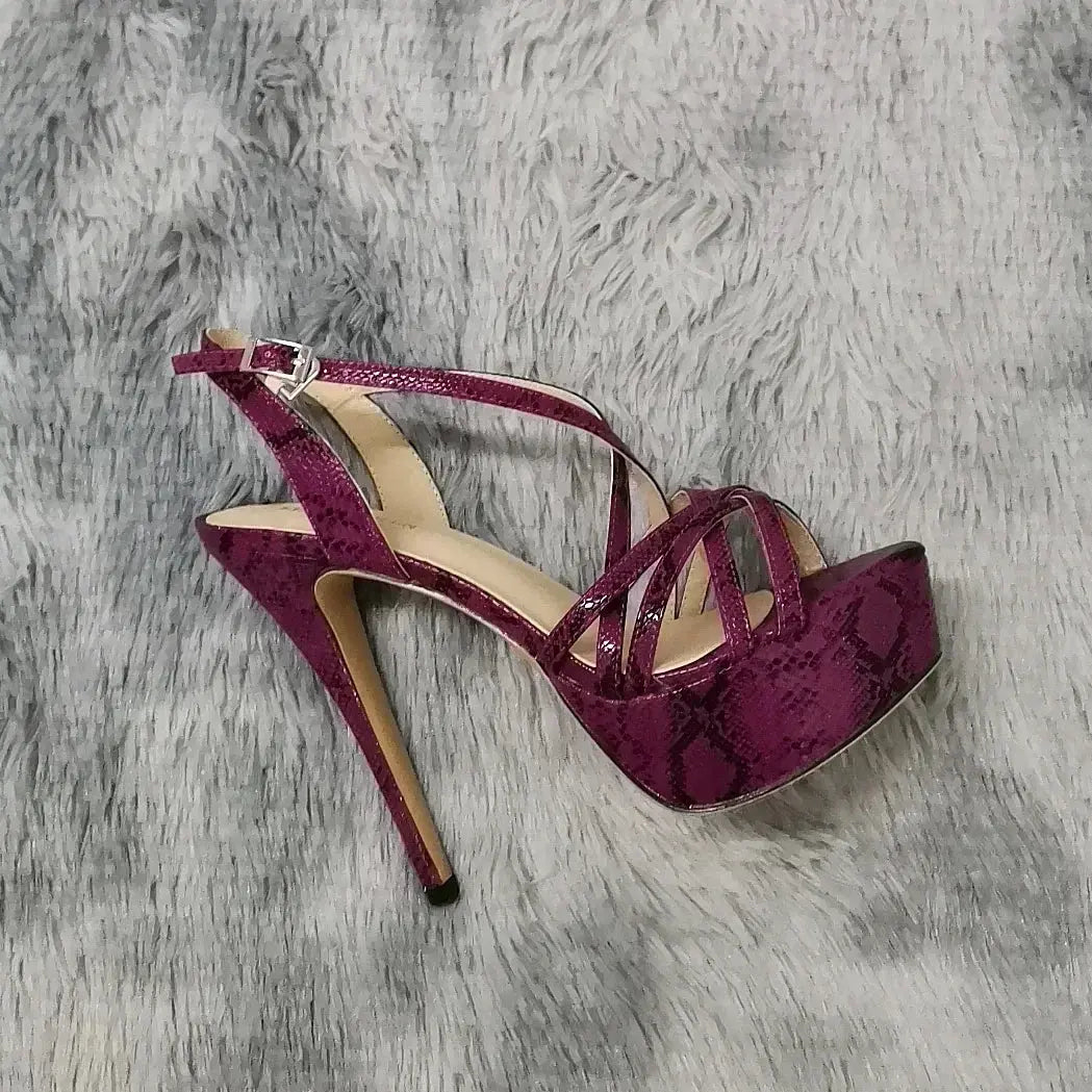 The Serpentine Platform Stiletto Sandal