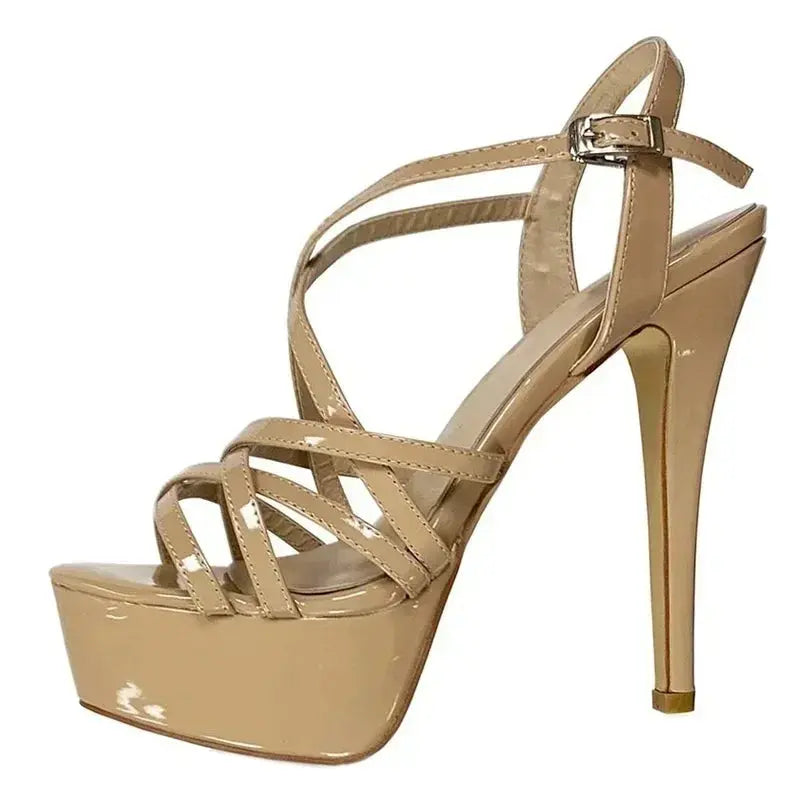 The Serpentine Platform Stiletto Sandal