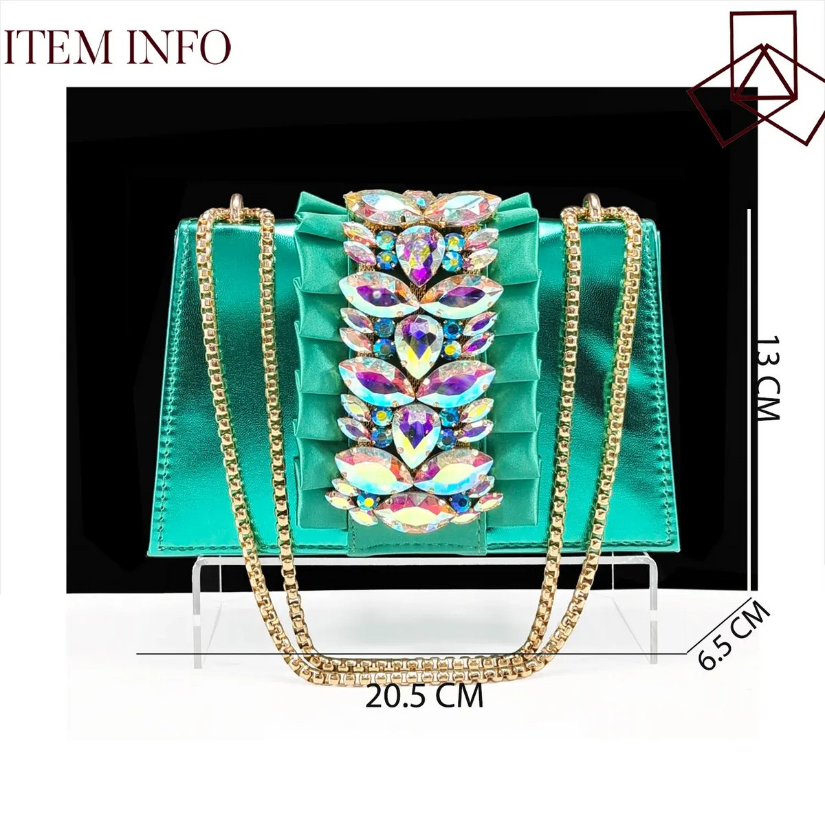 Enchanting Emerald Heels & Bag Set: Radiate Confidence